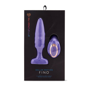 Nu Sensuelle Andii Fino Roller Motion Rechargeable Silicone Anal Plug with Remote Control