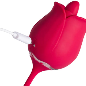 Fiona Plus Rose Clit Licking Stimulator & Thrusting Egg