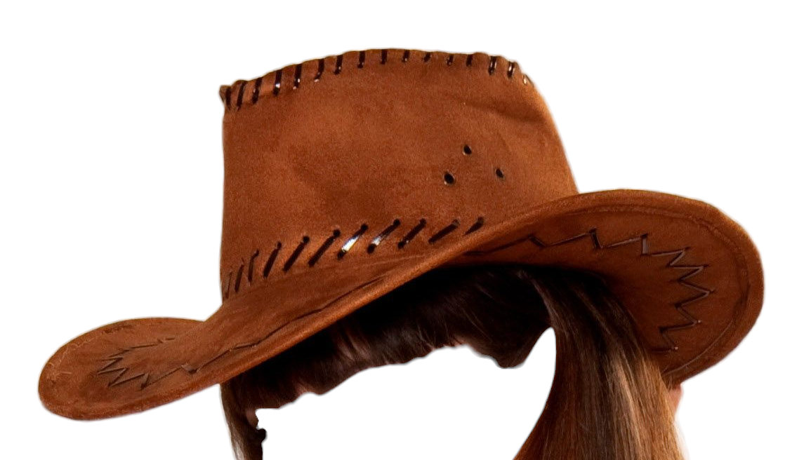 Roma Costume Cowgirl Sheriff Hat Costume Accessory Brown One Size