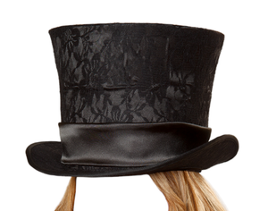 Roma Costume Women's Deluxe Top Hat Costume Accessory Black One Size