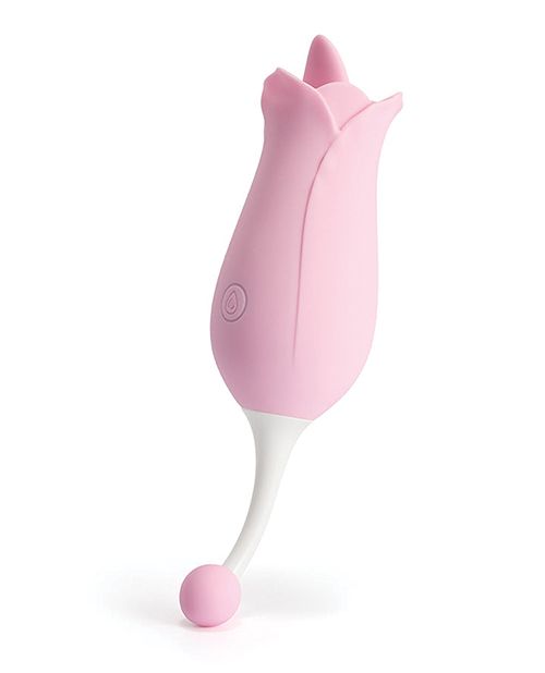 Dora Rose Toy Clit Vibrator & Tongue Licker Pink