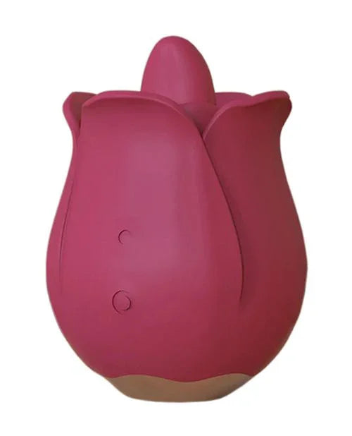 Teresa The Rose Toy with Tongue 9 Mode Vibrator Red