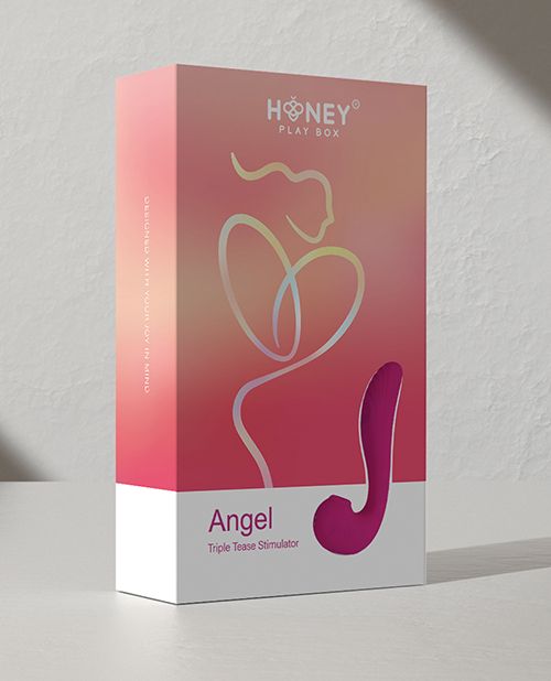 Angel Triple Tease 3 in 1 Clitoral Sucking Licking and G Spot Vibrator