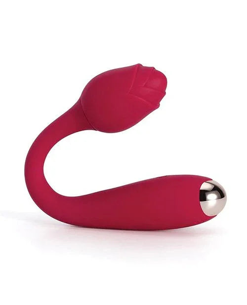 Rosette Clitoral & G Spot Vibrator Red