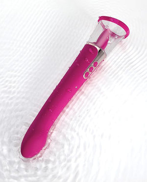 Succion 3 Function Clit Licking & Sucking and G-Spot Pulsating Vibrator