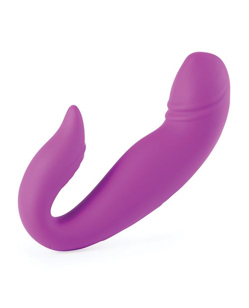 Dolphin Wearable Rolling G Spot Vibrator & Clit Stimulator Purple