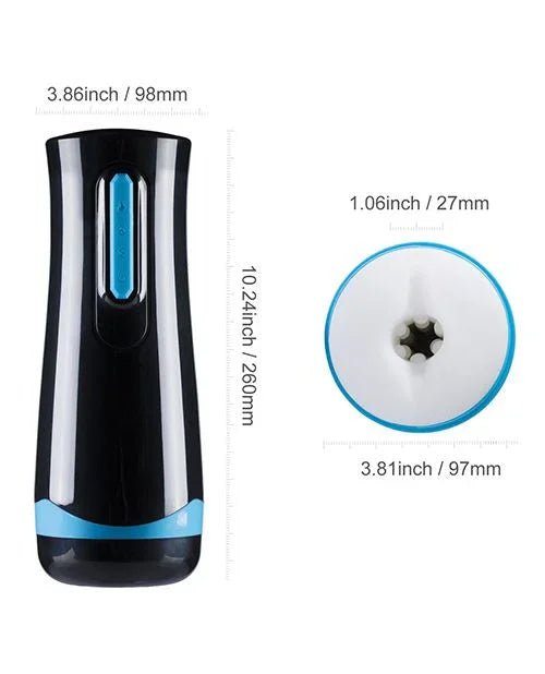 Haven Automatic Male Stroker With Sucking Penis Sleeve Black