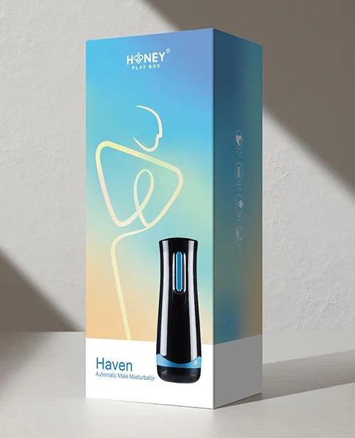 Haven Automatic Male Stroker With Sucking Penis Sleeve Black