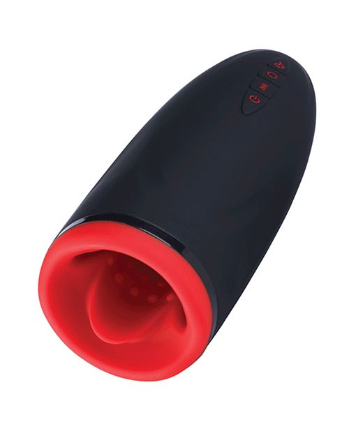 Dayo Couples Foreplay Auto Clamping Penis Stroker & Massager Black