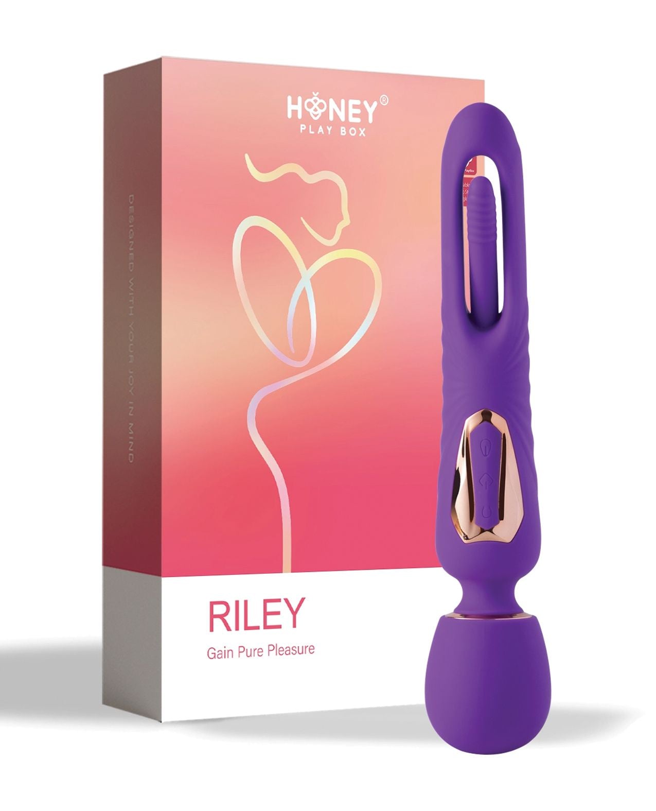 Di Orgasm Vibrating Massage Wand G Spot Tapping Stimulator