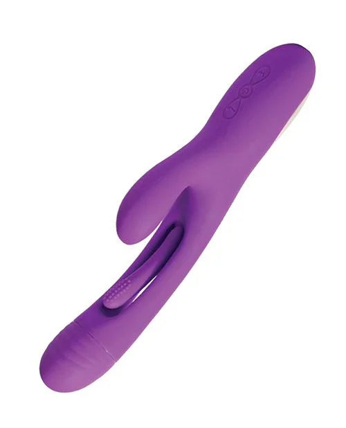 Bora Triple Stimulation G-Spot Tapping Rabbit Vibrator Purple