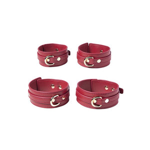 Kinky Play Box Red Passion 8 pc Set Bondage Kit
