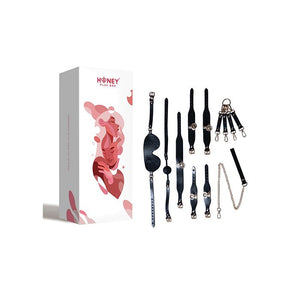 Kinky Play Box Red Passion 8 pc Set Bondage Kit