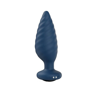Noah App-Controlled Rotating Butt Plug Navy Blue