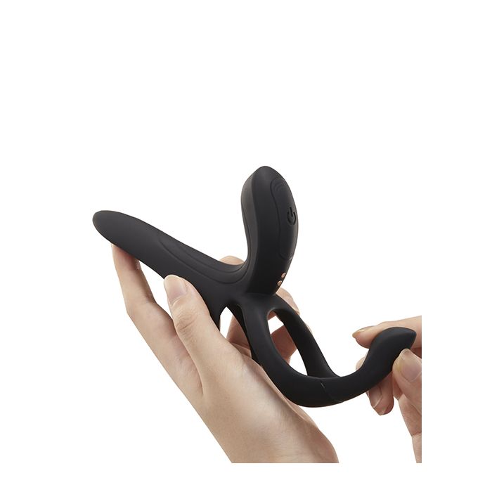 Pleasure Pivot Penis Girth Enhancing App-Controlled Couples Penis Ring Vibrator
