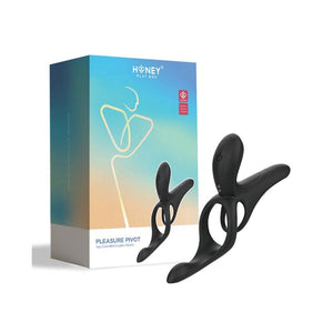 Pleasure Pivot Penis Girth Enhancing App-Controlled Couples Penis Ring Vibrator