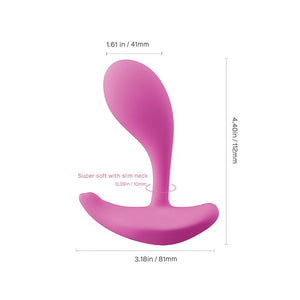 Oly 2 Pressure Sensing Voice Control App-Enabled Wearable Clit & G Spot Vibrator