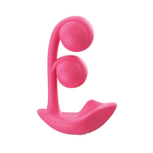Melody Pressure Sensing App-Controlled Twin Balls Dual Clit and G Spot Vibrator
