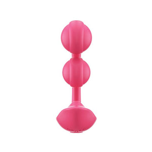 Melody Pressure Sensing App-Controlled Twin Balls Dual Clit and G Spot Vibrator