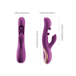 Honey Play Box Gem Pressure Sensing App-Controlled Twin Balls Rabbit Vibrator