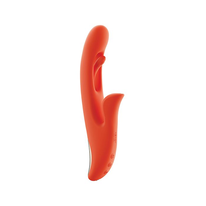 Tressa App-Enabled Tapping Vibrator G-Spot and Clitoris Stimulation Orange