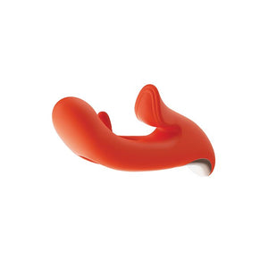 Tressa App-Enabled Tapping Vibrator G-Spot and Clitoris Stimulation Orange