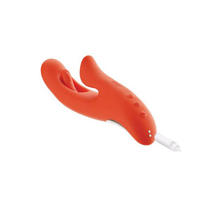 Tressa App-Enabled Tapping Vibrator G-Spot and Clitoris Stimulation Orange