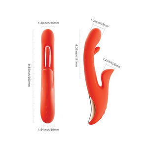 Tressa App-Enabled Tapping Vibrator G-Spot and Clitoris Stimulation Orange