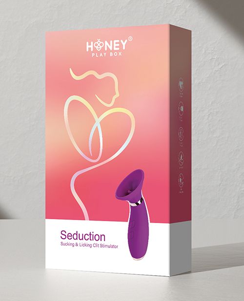 Seduction Suction & Tongue Licking Clitoral & Nipple Stimulator