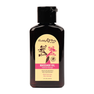 Earthly Body At Night Aphrodisiac Massage Oil Wild Pink Rose