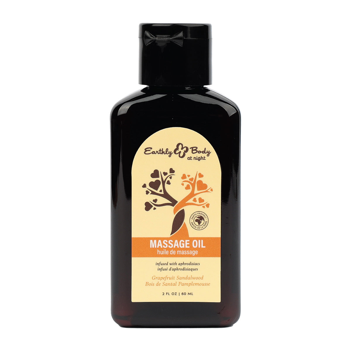 Earthly Body At Night Aphrodisiac Massage Oil Grapefruit Sandalwood