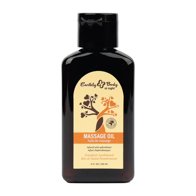 Earthly Body At Night Aphrodisiac Massage Oil Grapefruit Sandalwood