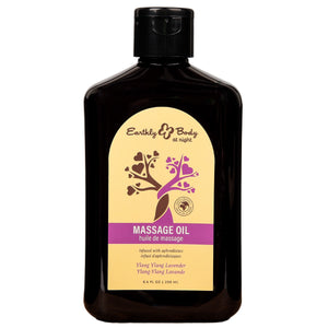 Earthly Body At Night Aphrodisiac Massage Oil Ylang Ylang Lavender