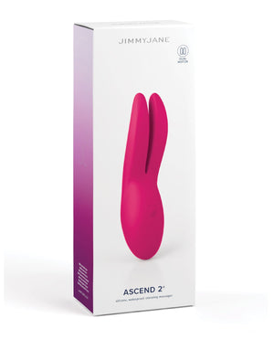 JimmyJane Ascend 2 Rabbit Style Clitoral Dual Motor Vibrator Pink