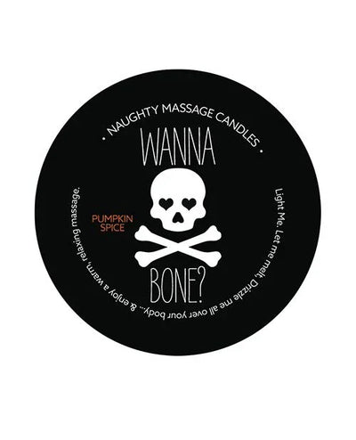 Kama Sutra Mini Massage Halloween Candle 1.7 oz Wanna Bone