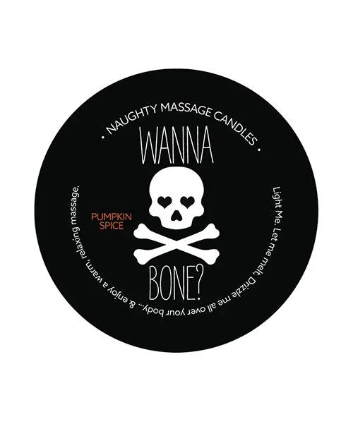 Kama Sutra Mini Massage Halloween Candle 1.7 oz Wanna Bone