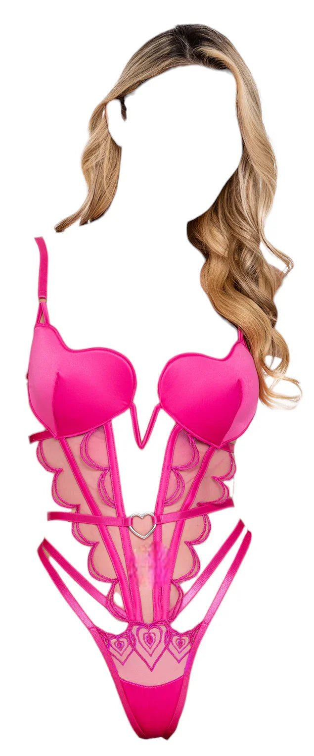 Roma Costume Bubblegum Heart Cup Teddy Pink