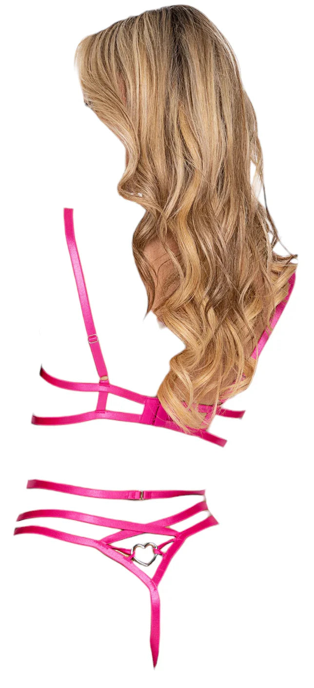 Roma Costume Bubblegum Heart Cup Teddy Pink