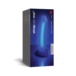 Strap-on-Me 6 Light Mode Glow-Led Dildo Purple