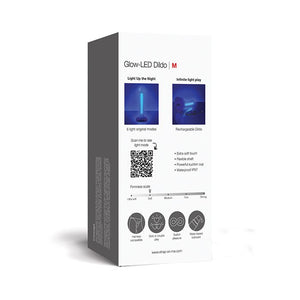 Strap-on-Me 6 Light Mode Glow-Led Dildo Purple