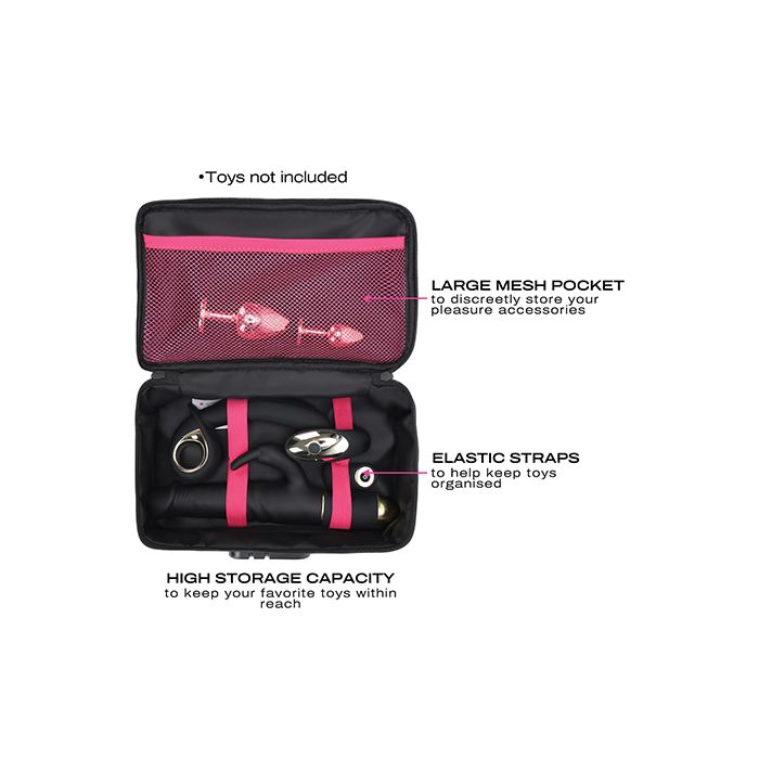 Dorcel Lockable Discreet Toy Storage Box Black