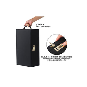 Dorcel Le Coffret Prestige Edition Built-in Combination Lock Storage Box Black