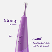 Zumio Ssadie 8 Speed Rotating Clit Stimulator for Soft Gentle Orgasms Purple