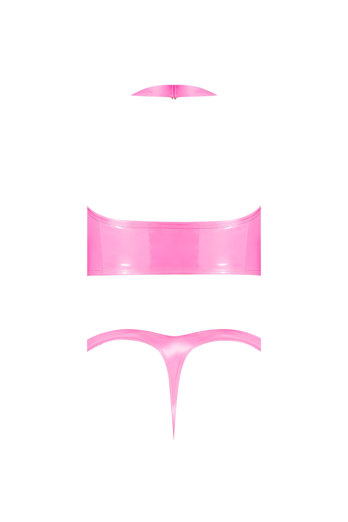 Magic Silk Tickled Pink Demi Bra & Split-Crotch Boy Short Pink - Romantic  Blessings