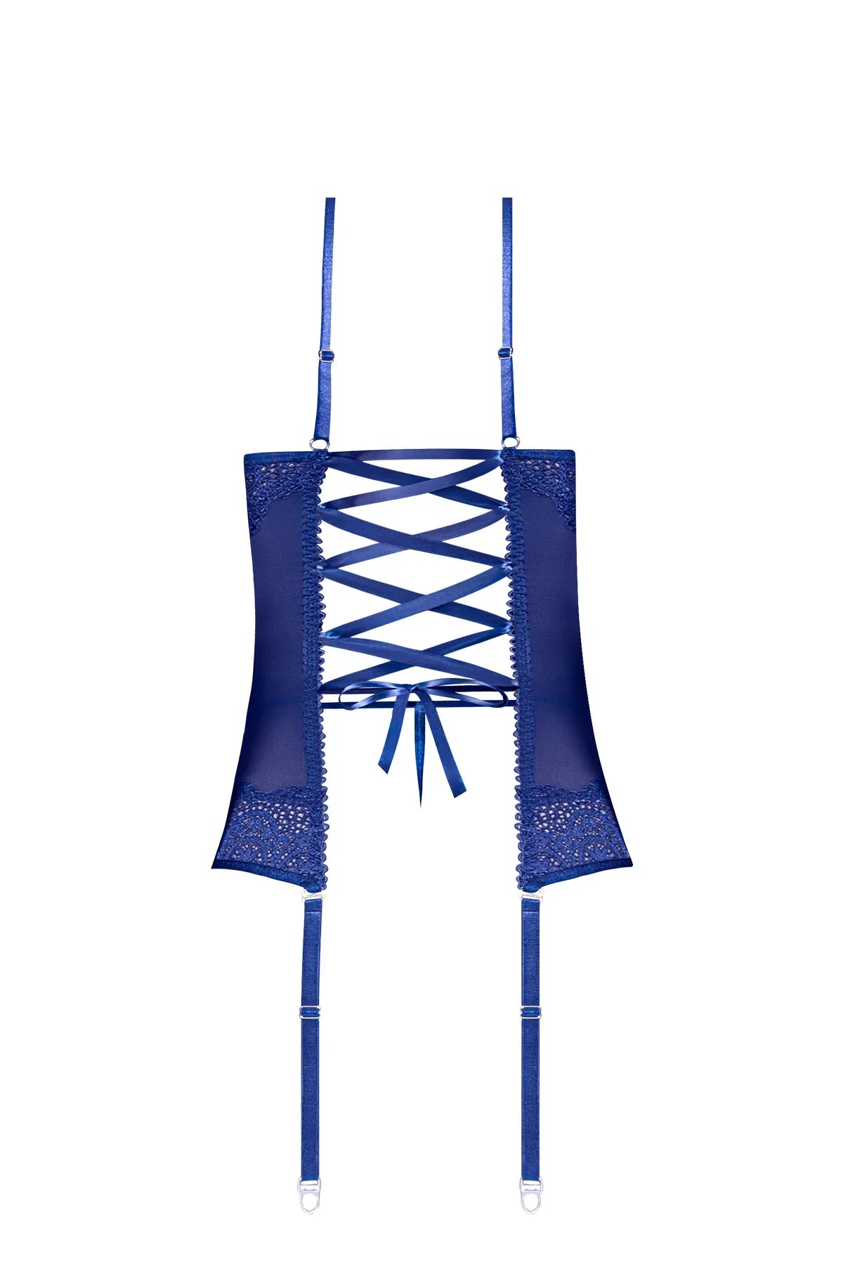 Magic Silk Berrylicious Basque & G-String Set Blueberry