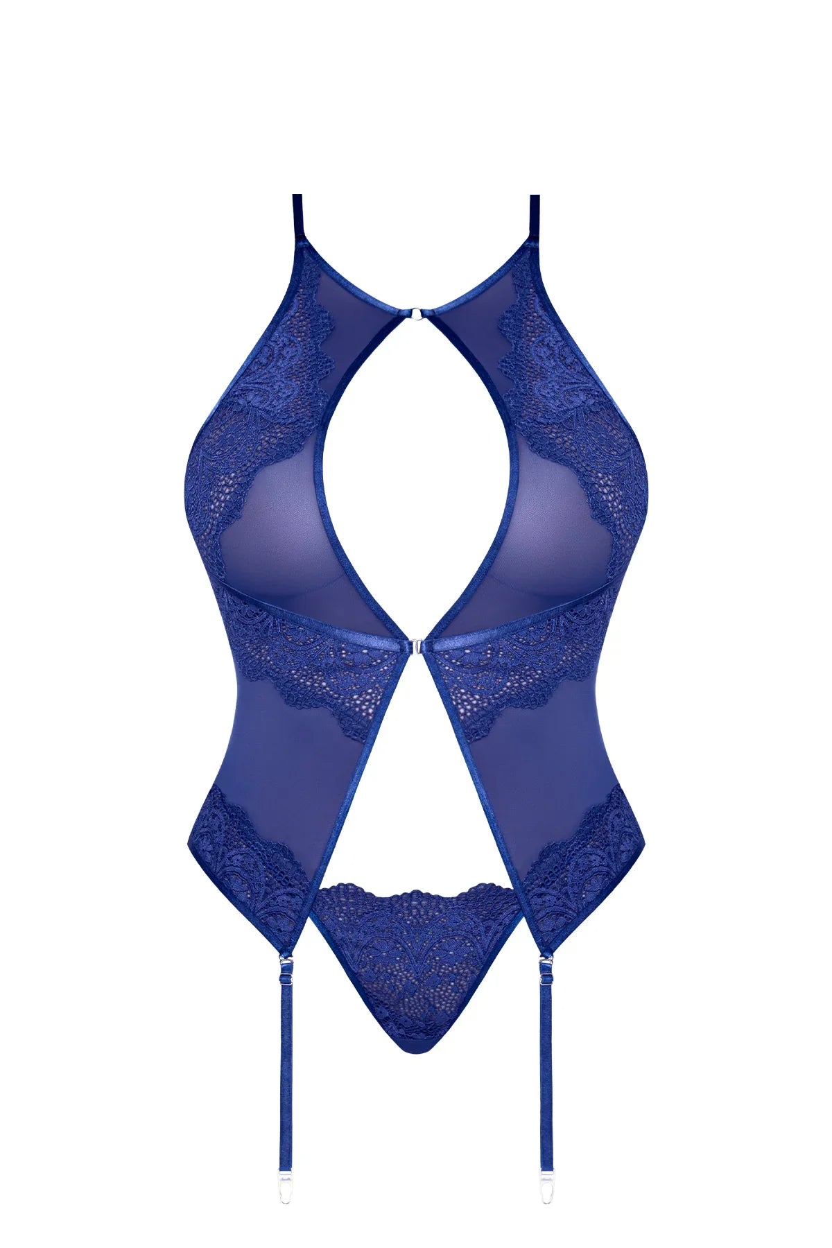 Magic Silk Berrylicious Basque & G-String Set Blueberry