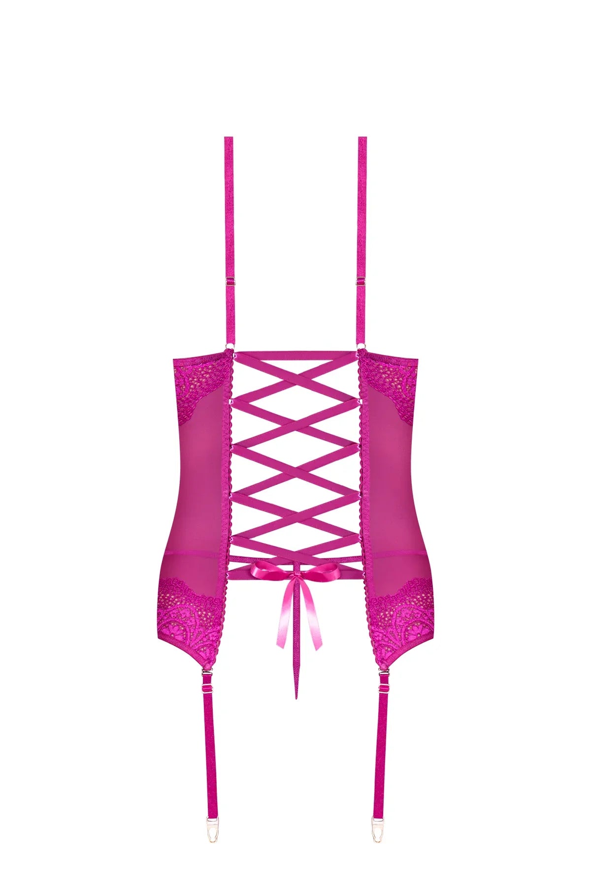 Magic Silk Berrylicious Basque & G-String Set Raspberry