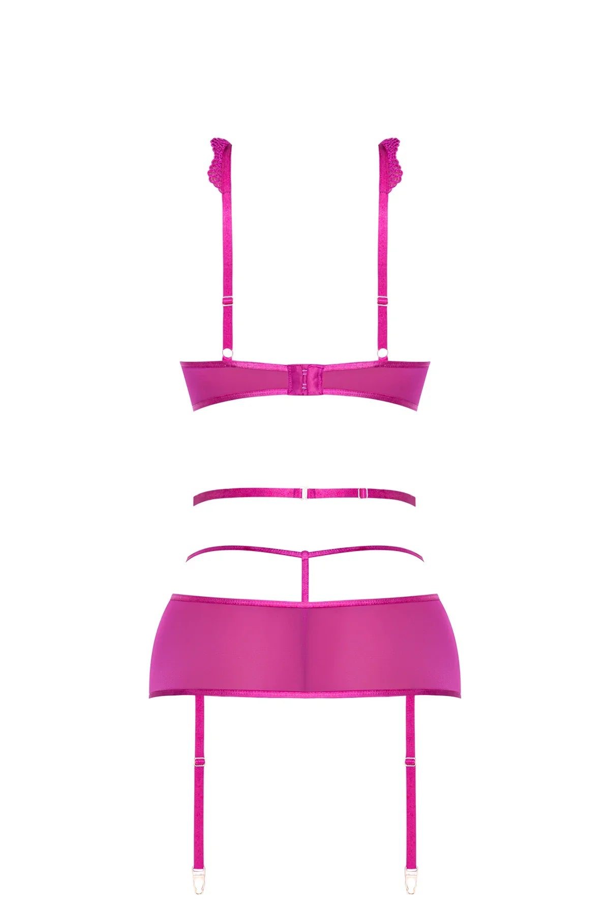 Magic Silk Berrylicious Cutout Dress & G-String Set Raspberry