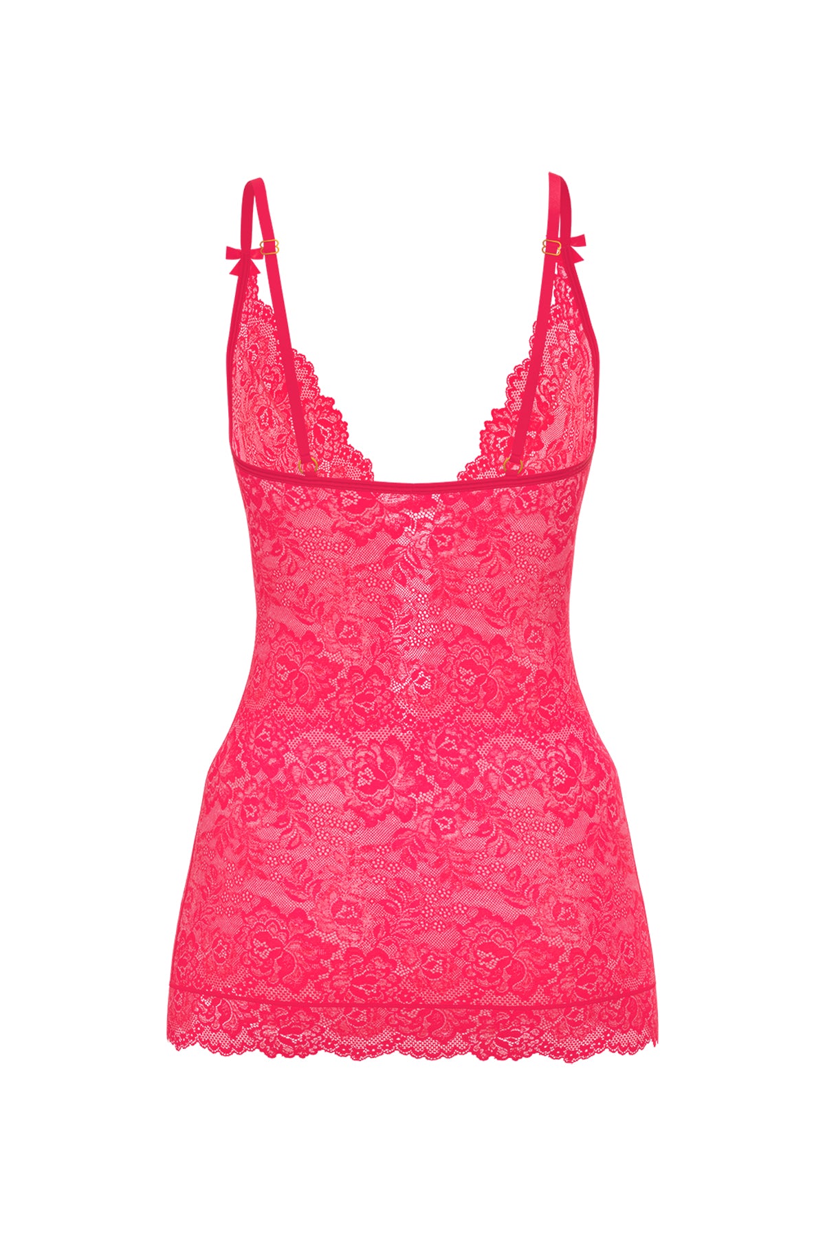 Magic Silk Get It Girl Plunge Chemise & G-Set Diva Pink