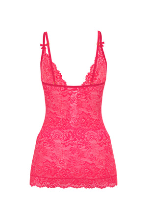 Magic Silk Get It Girl Plunge Chemise & G-Set Diva Pink